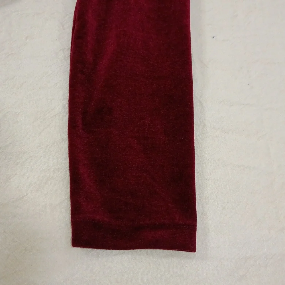 Lands' End, Women's Long Sleeve Dress - Deep Red - Picture 3 of 7
